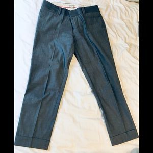 Banana Republic Martin cropped dress pants gray 4